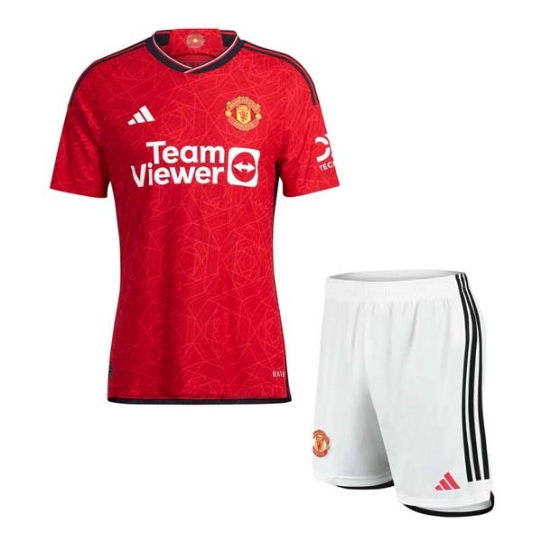 Camiseta Manchester United Primera equipo Niño 2023-24